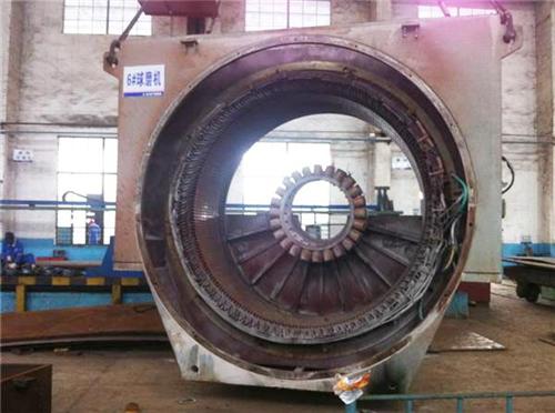 2200KW大型球磨機用同步電機維修